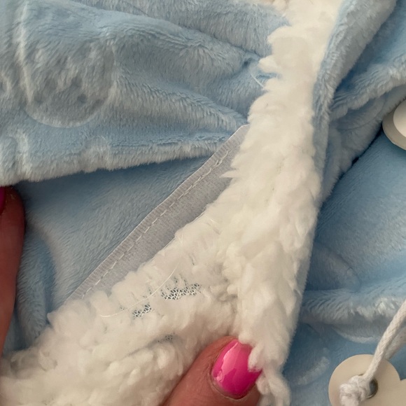 Winnie the Pooh and Amongst the clouds baby swaddle blanket 0-3m nylon closure - Picture 4 of 15